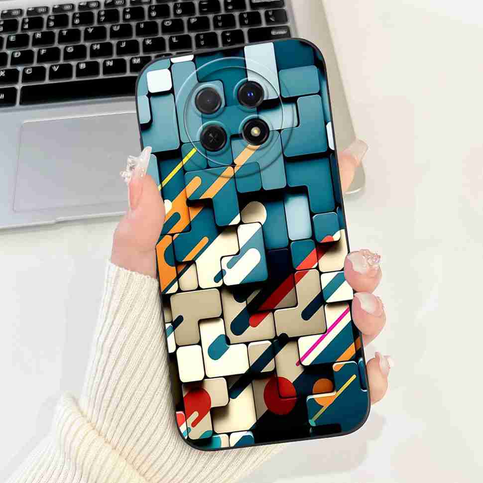 Für Huawei nova Y91 Hülle STG-LX1 Niedliches Cartoon-Kaninchen Weiche Silikonhülle Für Huawei Enjoy 60X STG-AL00 6,95" Schmetterlingsschale