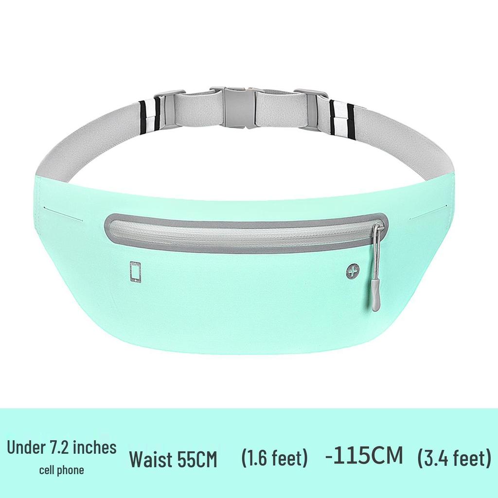Unisex Waterproof Sports Running Waist Bag - Lightweight & Invisible Fitness Phone Belt