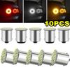 1/10 PCS LED Bulbs Turn Signal Lights 12V 7000K White Car Reverse Backup Parking Brake Lamps P21W 1156 BA15S 1157 BAY15D COB Dome Lights 6