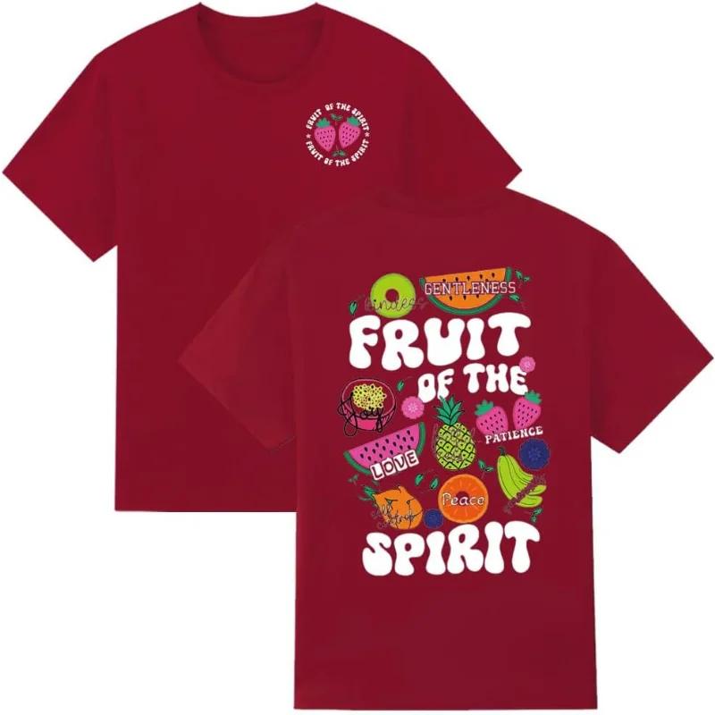 Summer 100% cotton T-shirt men and women with the same fruit print must be comfortable to put on do not want to take off