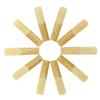 LADE 10Pcs Bamboo Reeds Strength 2.5 for Alto bE Sax Saxophone Replacement Accessory