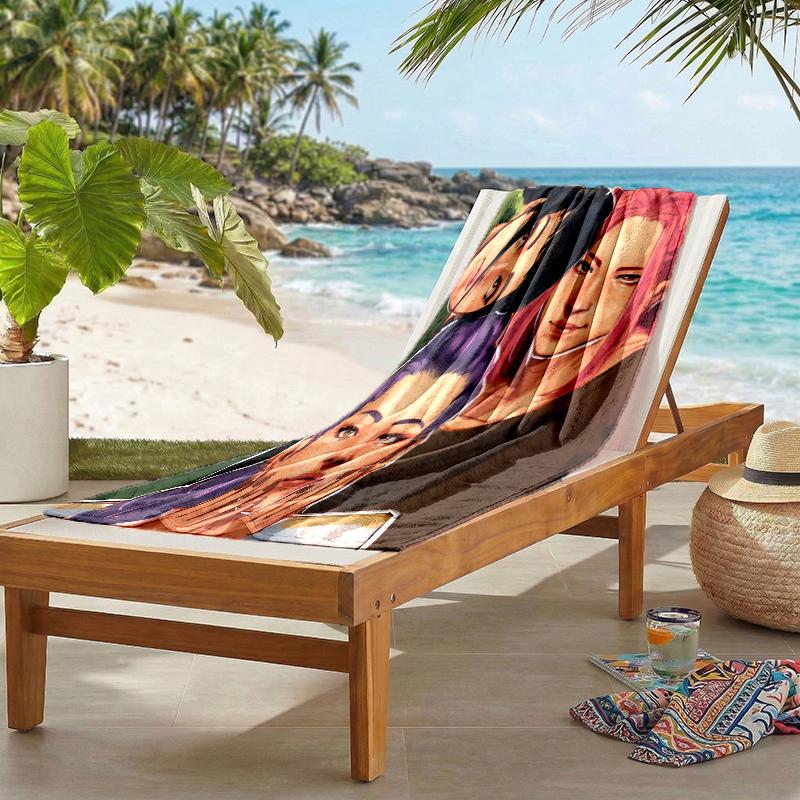 Kpop Hunter Fashion Beach Towel: Ideal for Summer Adventures Soft, absorbent and quick drying suitable for swimming and bathing