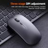 Portable Wireless Mouse Bluetooth-Compatible 2.4Ghz Dual Modes Computer Wireless Mice Mute For Pc Xiaomi Pad Laptop Macbook