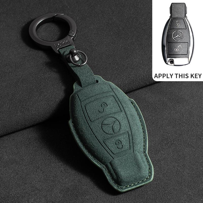 Car Key Case Cover For Mercedes Benz A B C E S Class W204 W205 W212 W213 W176 GLC CLE CLA GLB GLC GLS AMG W177 W222 Keychain UU4