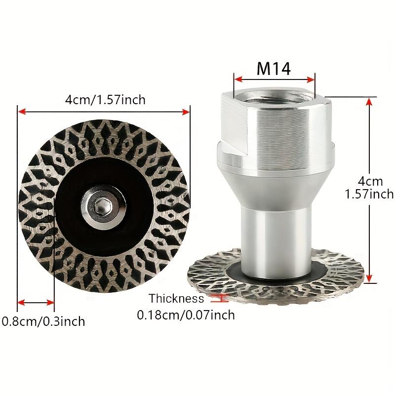 5pcs 40mm Diamond Saw Blades with Removable Flange M14 for Granite, Marble, Concrete, Ceramic, Porcelain