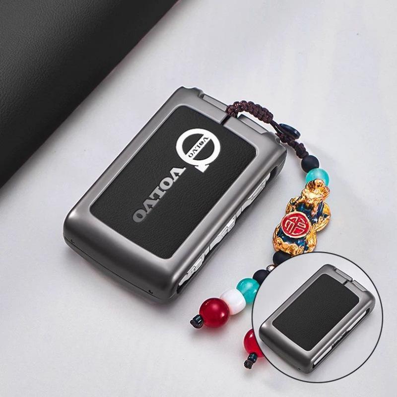 Kryt klíče Volvo: Kompatibilní s XC60, S90, S60, XC90, XC40 - Taška s přezkou pro úpravu