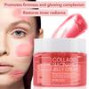 Cuidado de la Piel Coreano 50g Colágeno Niacinamida y Colágeno Hidrolizado Hidratante Duradero Hidrata Profundamente Crema Mascarilla de Cuidado Nocturno