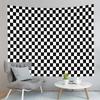 Checkerboard Tapestry Black and White Pattern Tapestry Abstract Style Tapestry Wall Hanging Tapestries Living Room Bedroom Dorm