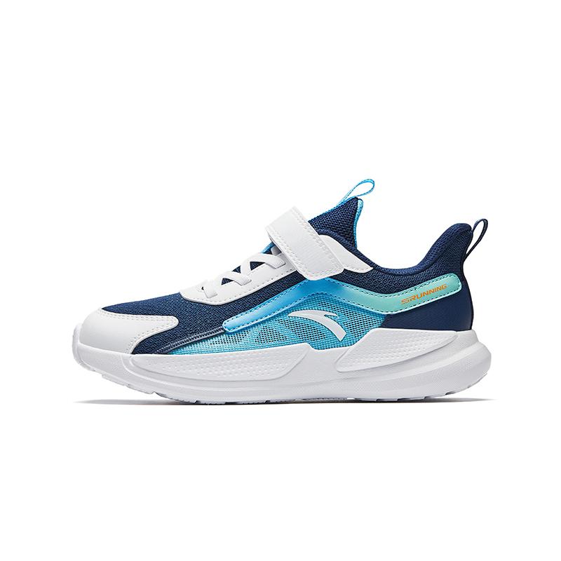 Anta Kids Synthetic Leather Fabric Fashion Versatile Trend Lightweight Shock Absorbing Breathable Low Top Running Shoes Kids Sneaker A12515503
