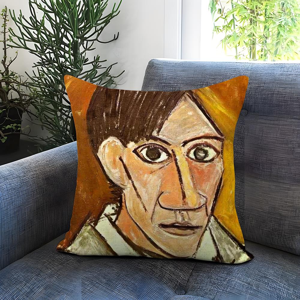 P-Picasso Art Potah na polštář Pohodlný oboustranný potah na polštář Ideální pro auto, pohovku, ložnici a další