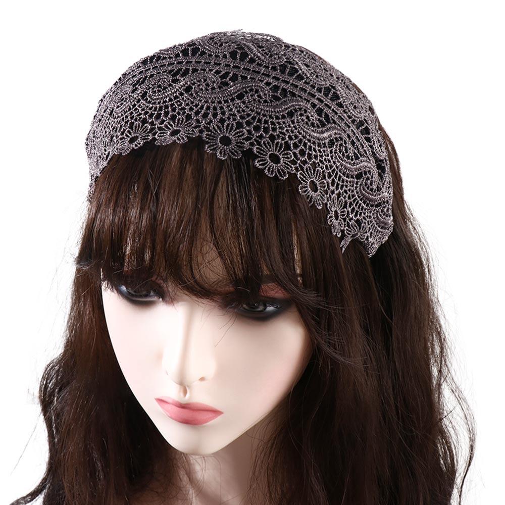 Wash Resin Make up Wide Side Hairband Korean Style Hair Wear Women Hair Accessories Lace Headband