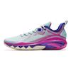 Anta Swagger 2 Cushioning Abrasion Resistant Rebound Low top Basketball Shoes Men's Green Pink Blue 912531106-5