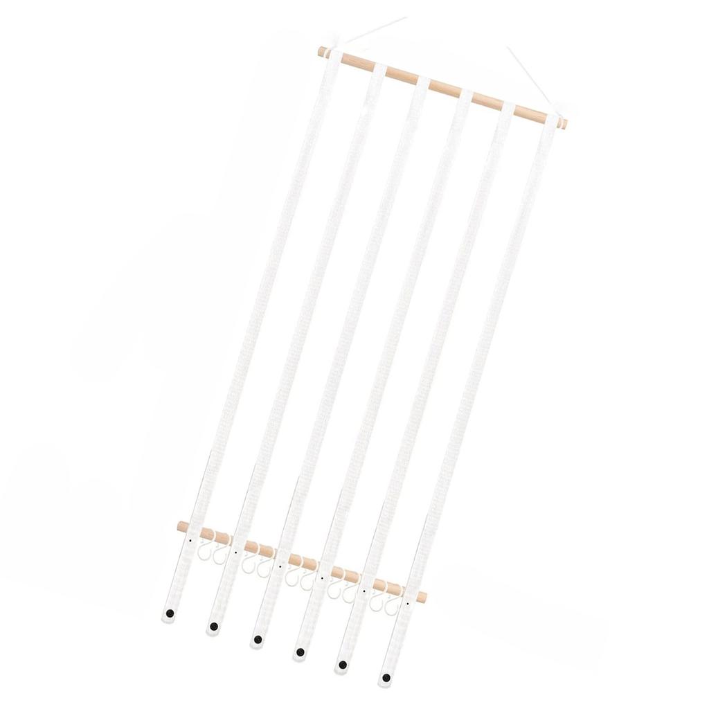 Wall Mounted Hair Accessory Storage Organiser 10 Snap Clips For Girls Room Decoration Hair Accessories Hanger