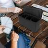 Folding Card Deck Case Organizers Gathering Card Toy Container Trading Card Storage Bag Card Storage Case with 3 Dividers