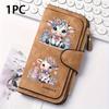 Scottish Highland Cow Women's Long Wallet| Multifunctional Portable Snap-button Coin Purse, Birthday Gift, Suitable for Daily Commuting, with a Fun