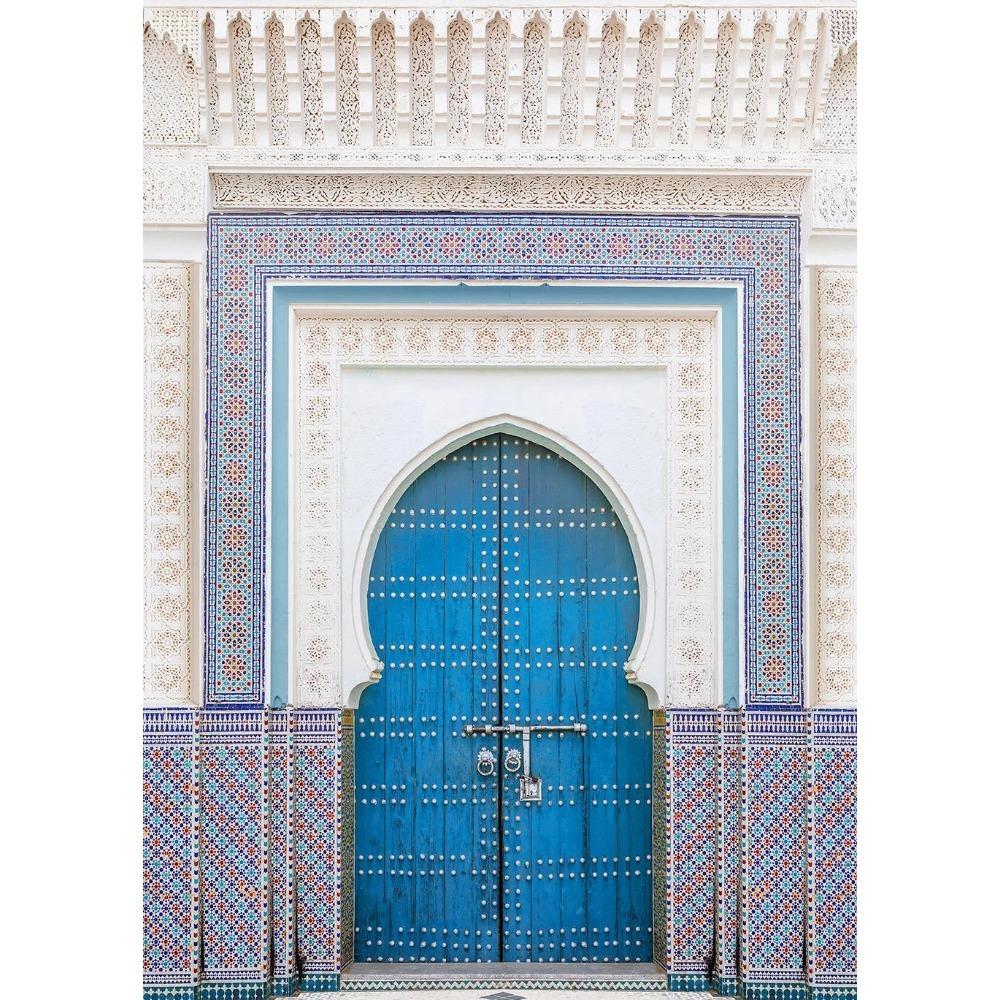 Moroccan Door Indian Door Wall Art Canvas Painting Print Marrakesh Architecture Poster Boho Islamic Wall Art Picture Home Decor