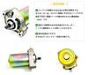 Starter Motor for Honda Lead 90, Joker 90, Cabina 90, Broad 90 Motorcycles. Repair, Replacement, Aftermarket Part.