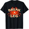 Break A Leg - Crabber Crab Lover Crabbing Seafood Crustacean Cotton Men T Shirt