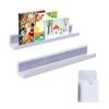 Magnetic Book Shelf for Whiteboard 17 Inch Reusable Book Display Holder Floating Shelves Seasoning Rack for Kitchen