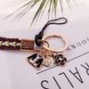 Mobile phone lanyard neck pendant women's hand-woven long non-neck pendant sling keychain anti-lost rope