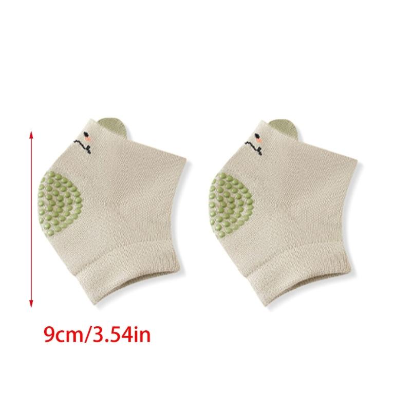 3/6 Pairs Kids Knee Pads Thick Padding Impact Protection Elastic Fit Comfortable for Baby Learning to Walk