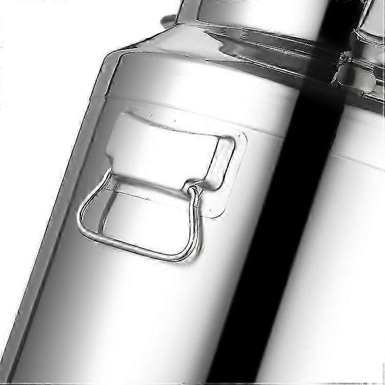 Portable 5l Milk Kettle Stainless Steel With Sealing Lid For Liquid Storage