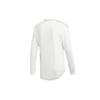 Adidas Real Madrid 2019-2020 Season Player Edition Letter Logo Stripe Sports Soccer Long Sleeve Jersey Men Tops White DW4437