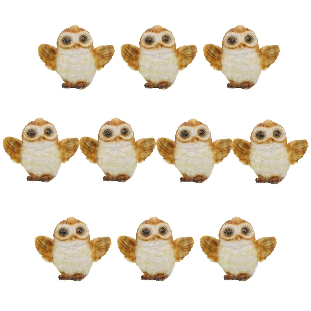 Castle Enterprise S Small Brown Owl with Set of God of Learning In For Commercial Feathers, 8.5cm Long, 10. "No Hardship" - Europe. Use.