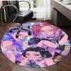 1pc KPop Demon Hunters9 Design Printed Area Round Carpet for Bedroom Living Room Home Decor Rugs Mat Non Slip Mat Rug for Bedside