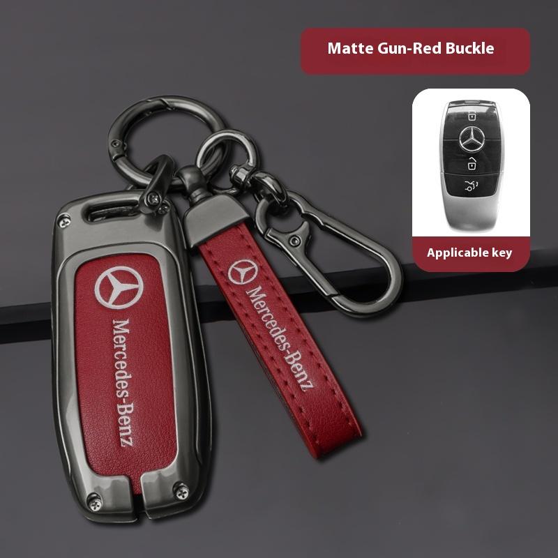 Hot Car Sticker For Mercedes-Benz A B C E S G-Class CLA CLS EQA EQB EQC GLA GLB GLC GLE GLS Car Zinc Alloy Key Case Key Bag Car
