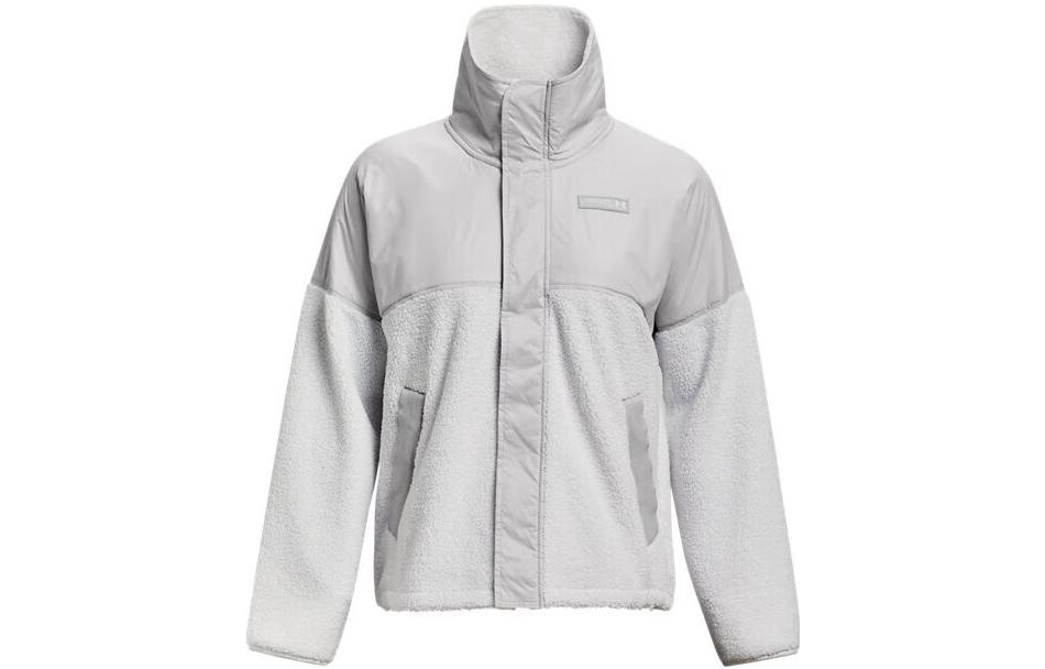 Under Armour Mission Jackets Women s White Stand Collar Moderate Other 1366051-014 S