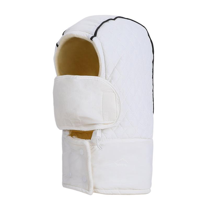 Winter Mask Scarf Integrated Cap for Men Women Outdoor Cycling Velvet Warm Ear Protection Cold-Proof Cap