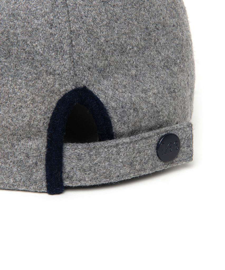 LEE Wool Soft Brim Cap Grey