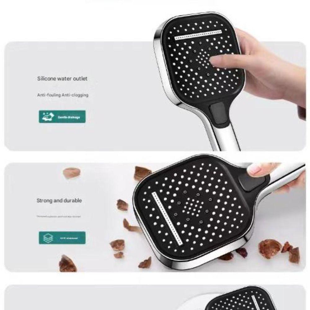 Large Panel Bathroom Accessories Large Flow Rainfall Shower Replacement Hand Shower Head  Universal