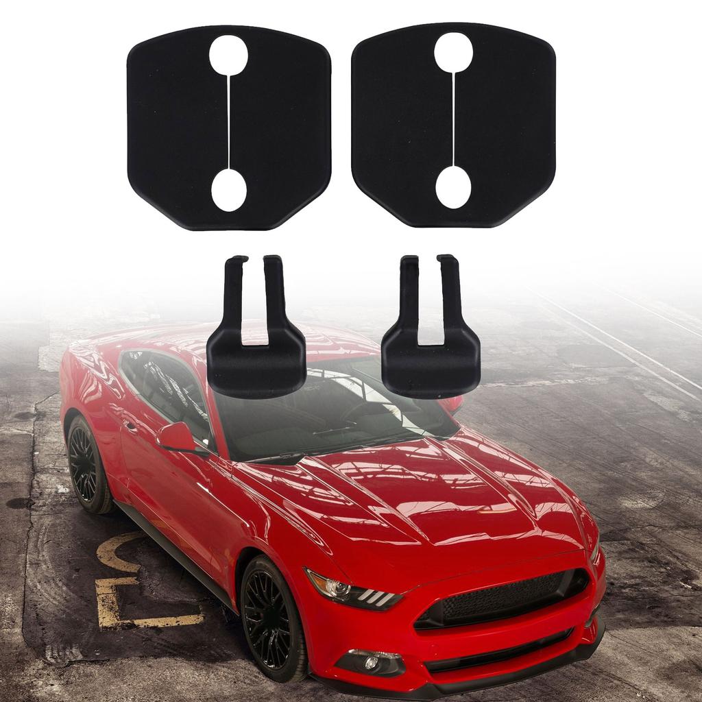 Car Door Lock Cover Bezel For Mustang Easy Installation High-quality Materials OEM Number Available For Mustang 2015-2025
