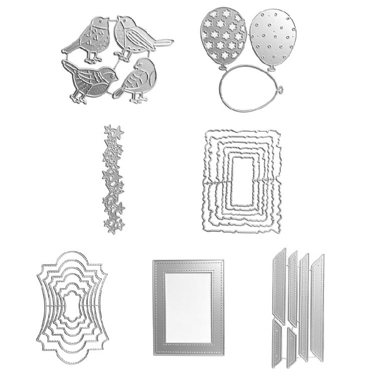 Metal Cutting Dies Balloon Bird Card Embossing DIY Photo Album Template Mold