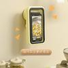 Mobile Phone Holder Suction Cup Waterproof Phone Box Bathroom Shower Phone Placement Box No Punching Rotatable Storage Box