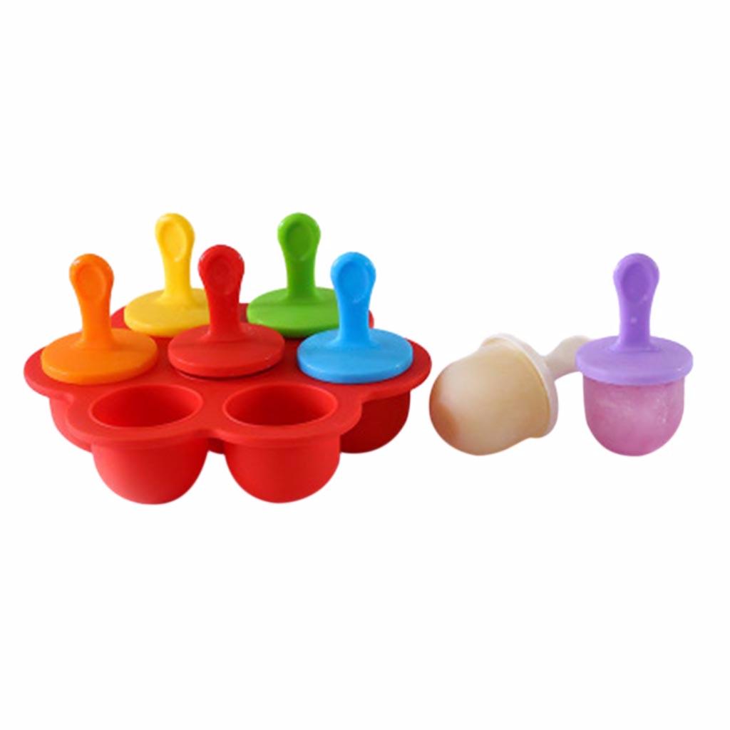 Silicone 7 Hole Popsicle Ice s Classic s Trays Reusable