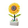Building Block Bright Color Realistic Looking Smooth Edge Toy Parent-child Interaction Potted Plant Building Blocks DIY Assembly