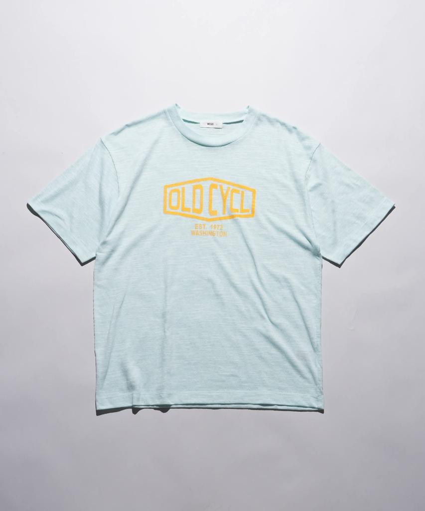 WEGO Vintage Logo Short Summer Vintage Size Sax Men's T-Shirt, Sleeve, Clothing, Logo, Clothing, Spring, Summer, Autumn, Winter, L,