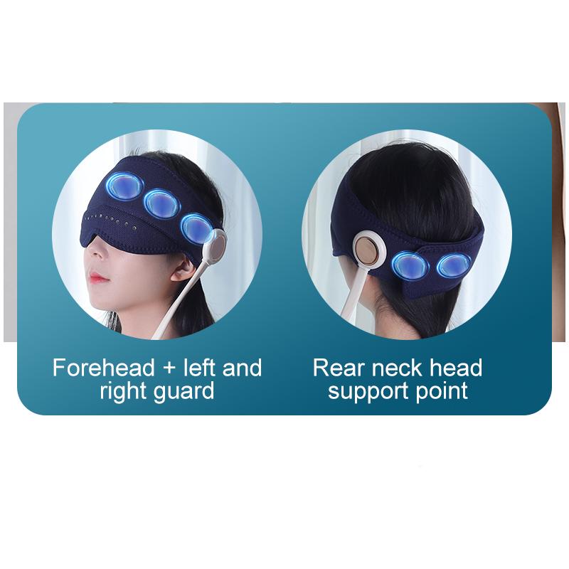 Electric Head Massager Eye Massager with Airbag Hot Compression Kneading Dredge Meridian Temple Sleep Aid Massager