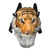 Stuffed Tiger Head Shoulder Bag 3D Tiger Laptop Backpack for Christmas Gifts