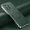 Magnetic Leather for Magsafe Case for IPhone 15 14 Pro Max 13Pro 16 Plus Ring Luxury Lens Protection Holder Phone Back Cover