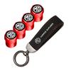 Auto Reifen Felgen Ventilkappen Abdeckung Wildleder Auto Schlüsselanhänger Ring Schlüsselanhänger Für Morris Garages MG ZS 5 7 6 Cyberster MG4 EV ES5 HS ONE GT
