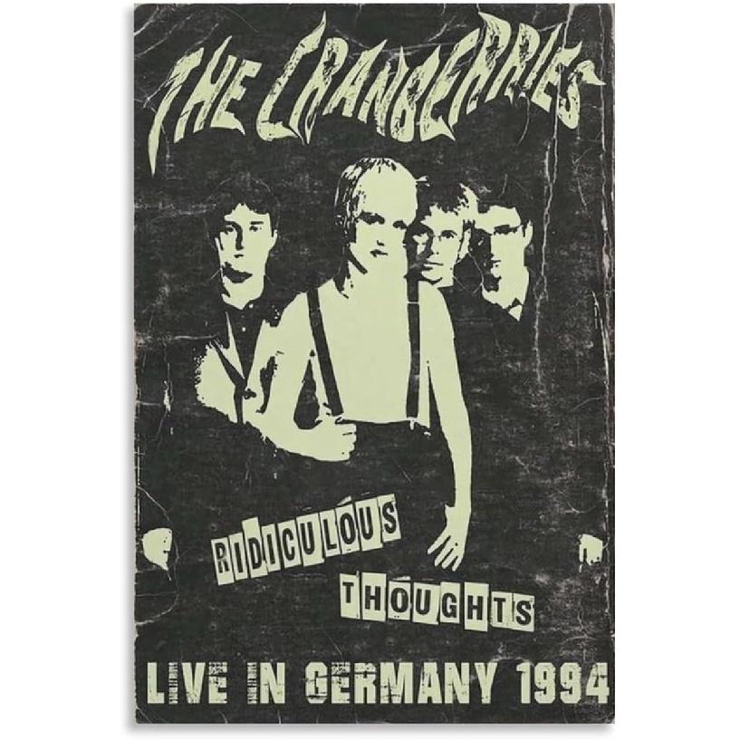 8K4FJ7Q2XZP The Cranberries 1 Canvas Poster Bedroom Decoration Landscape Office Valentine s Birthday Unframe-style08x12inch(20x30cm) 12 L x 8 W