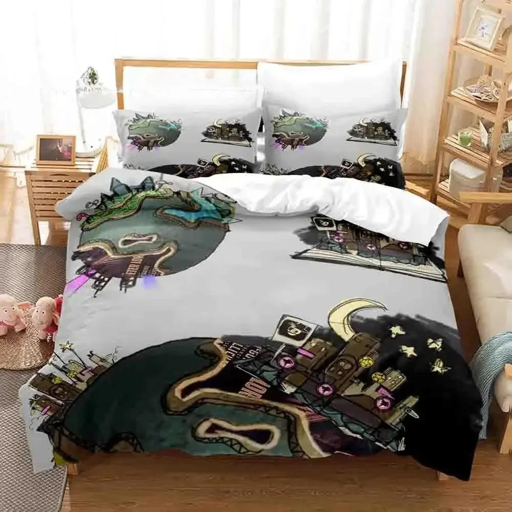 Sackboy Little Big Planet Bettwäsche Set Einzelbett Twin Full Queen King Size Bettset Aldult Kinder Schlafzimmer Bettdeckenbezug Sets Anime Bett
