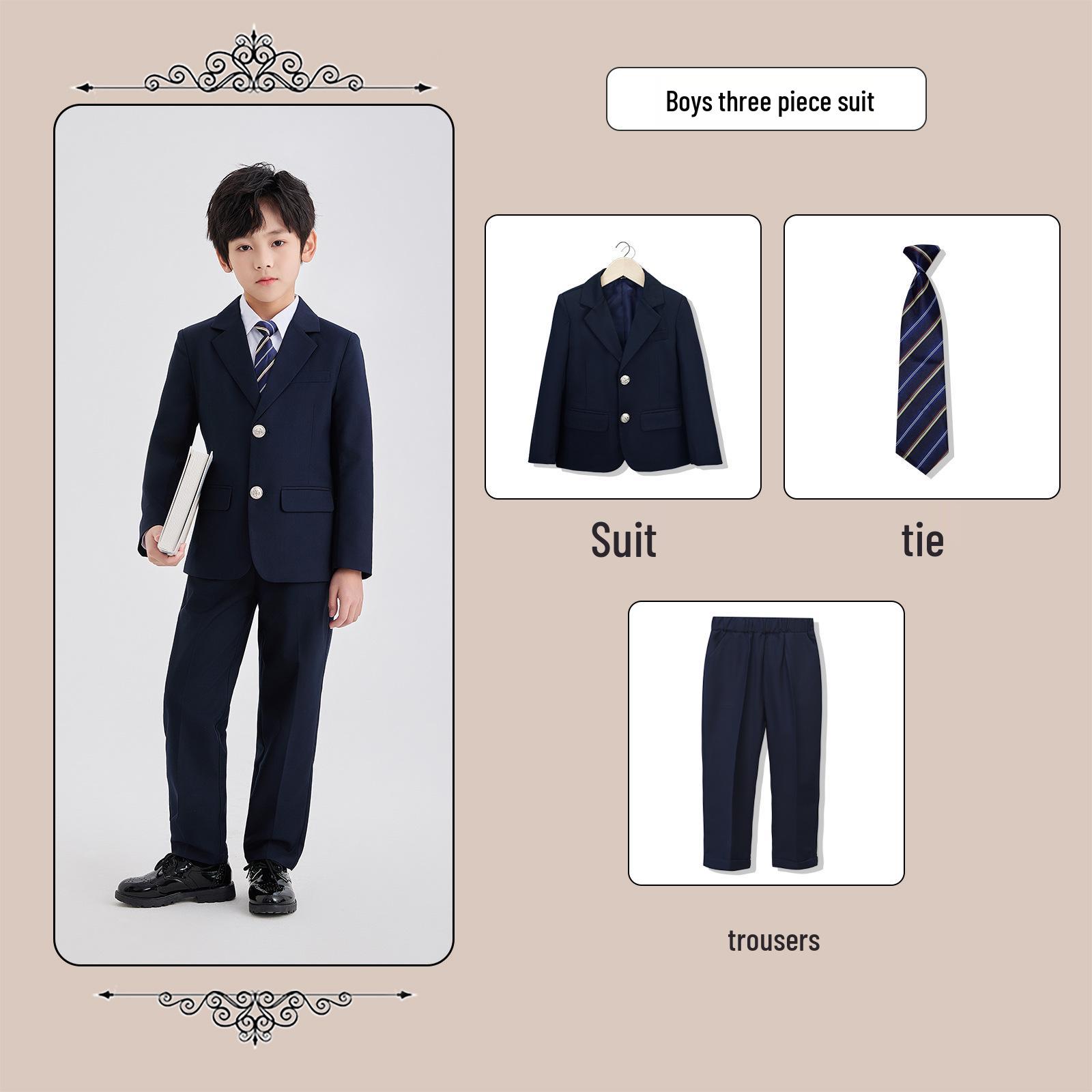 Комплект школьной формы для мальчиков в британском стиле 130 cm