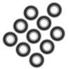 10Pcs 6202 RS Black Bearing Steel Deep Groove Ball Bearing 15mm