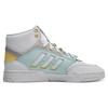 Adidas Originals Drop Step Retro Casual High-Top Skate Shoes Women Sneakers White Blue GW1759