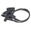 Mountain Bikes Disc Brake Set Alloy Powerful Braking Sensitive Bikes Hydraulic Disc Brake Lever Kit for Cycling
